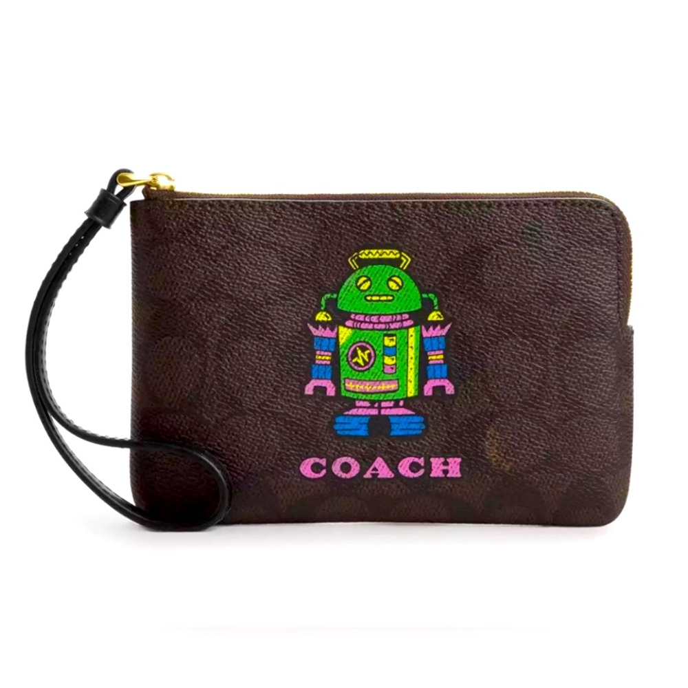 Coach Cosmic Edition Corner Zip Wristlet “Rare” NWT 2024